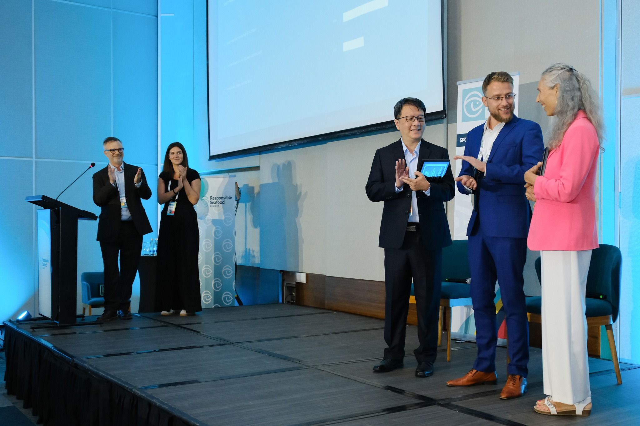 Top 3 Global Finalists for the Responsible Seafood Innovation Awards (Aquaculture Category) at 2025 Responsible Seafood Summit in Cartagena, Colombia